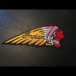 Large Indian motorcycle patch new